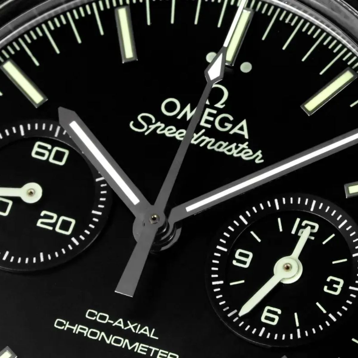 Celestial Chronograph Dark Side Of The Moon 44mm Black Ceramic On Leather Strap Black Dial 5151
