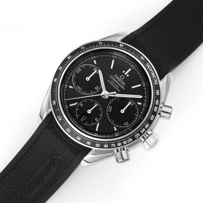 Celestial Racing Chronograph 40mm Steel On Rubber Strap Black Dial 7873