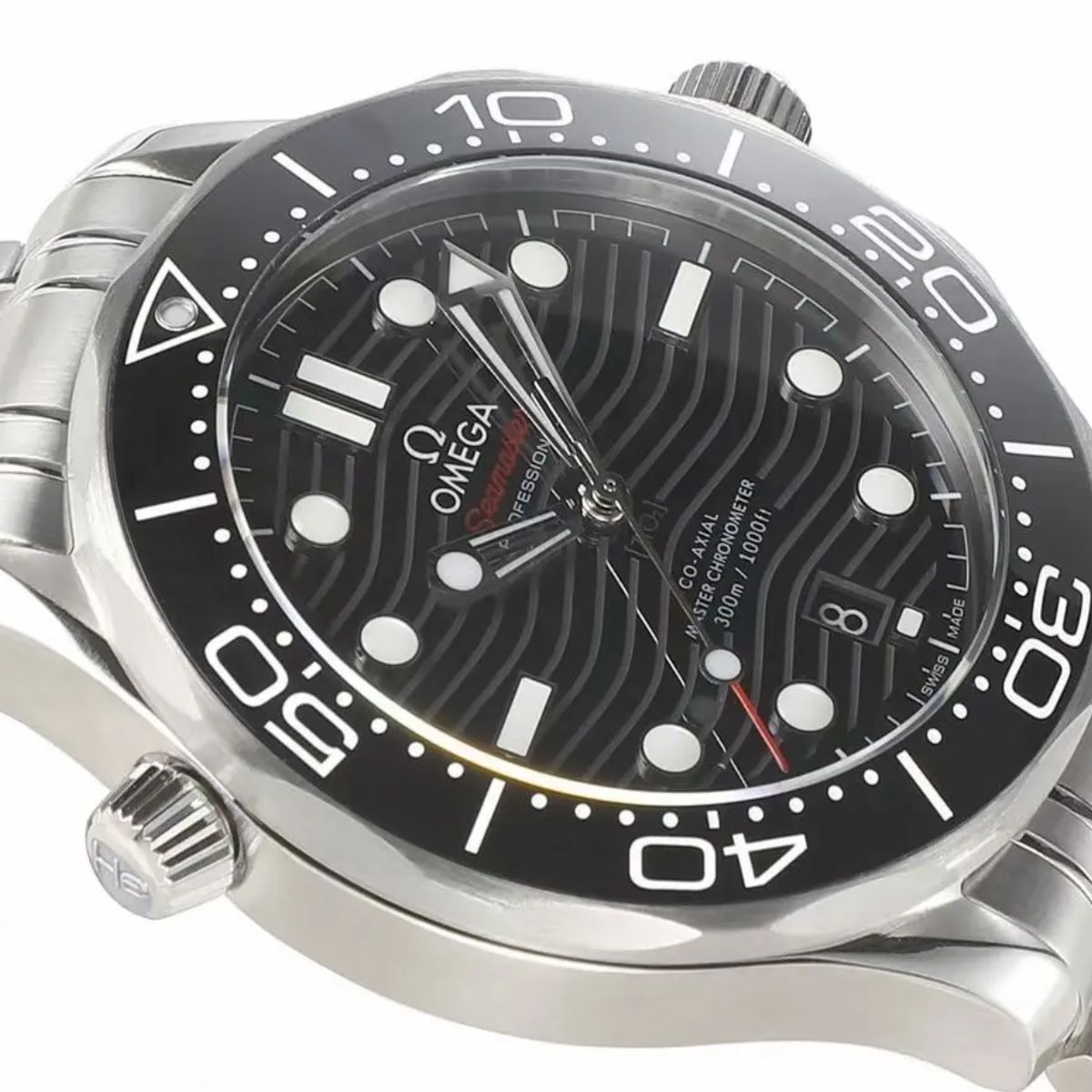 Celestial Seafarer Diver 300M 42mm Steel On Steel Black Dial 2821
