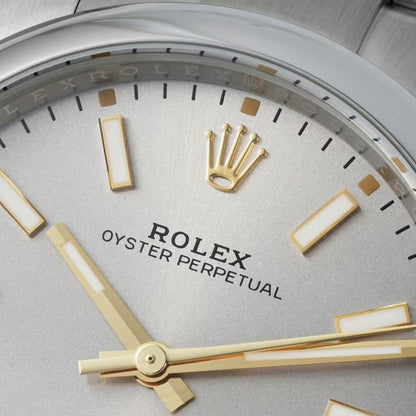 [Super Clone] Regency Timeless Perpetual 36 mm Timeless Trapeze Bezel Silver Dial 126000 8685