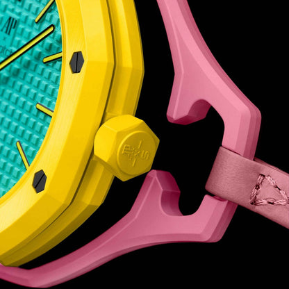 Swiss Pop Art Otg Roz Ceramic Watch 4050