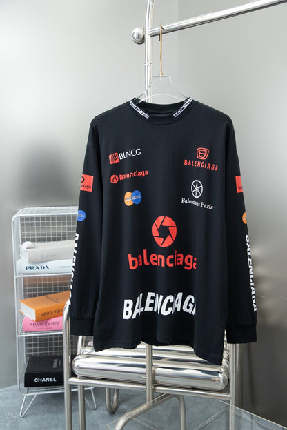 New printed long sleeve T-shirt