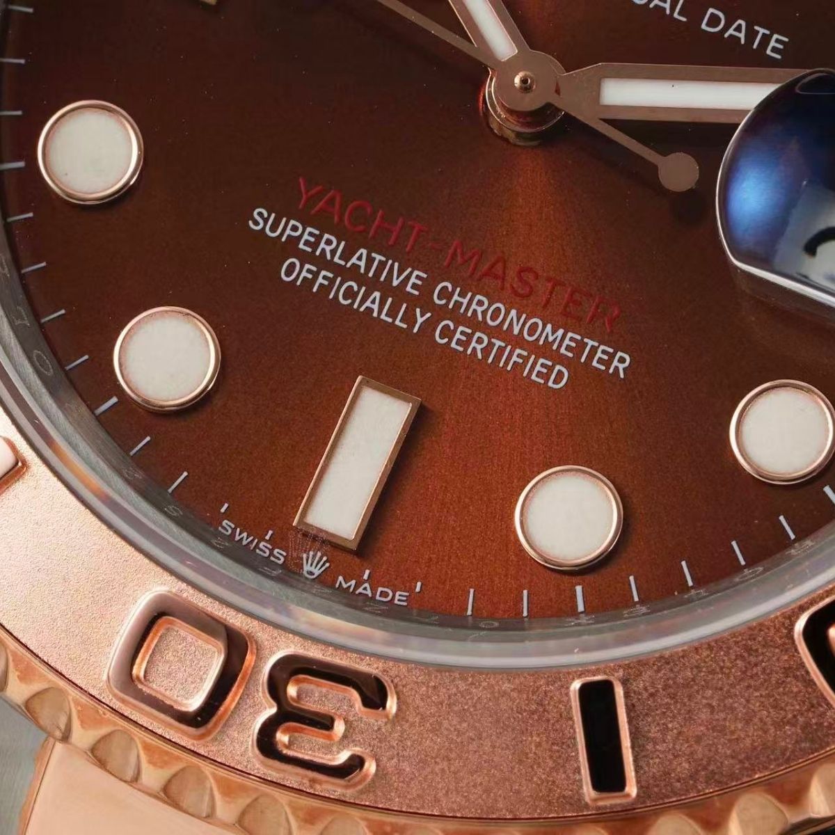Regency Marine Master 40 mm Timeless Everose Bezel Chocolate Dial 126621 2185
