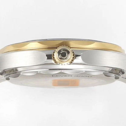 Celestial Seafarer Diver 300M 42mm Steel Yellow Gold On Steel Black Dial 6971