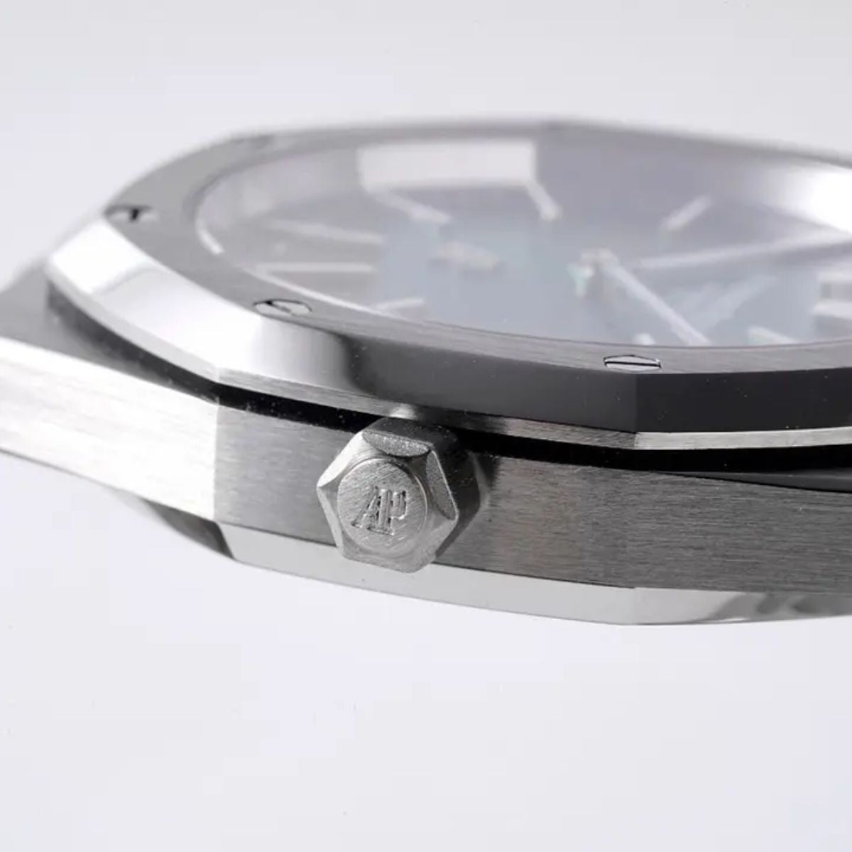 [Super Clone] Prestige Atelier Octagon Sport Jumbo Extra Thin 39mm Green Dial Platinum 7789