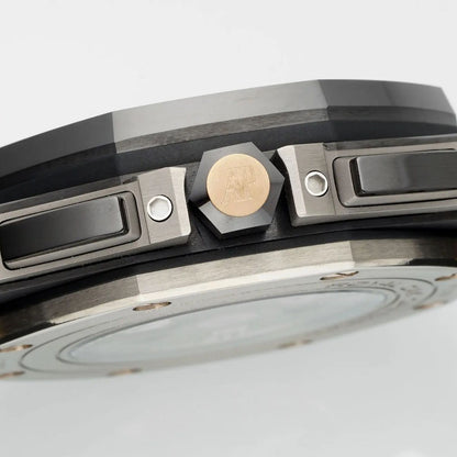 Prestige Atelier Coastal Sport Chronograph 44mm Black Dial Black Ceramic Rose Gold 3188