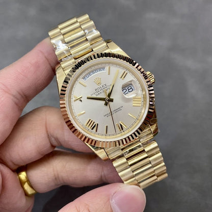 Regency Weekday 40 mm Weekday Fluted Bezel White Dial 228236 3433