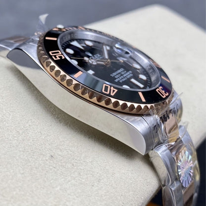 Regency Diver Date 41 mm Timeless Black ceramic Bezel Bright black Dial 5372