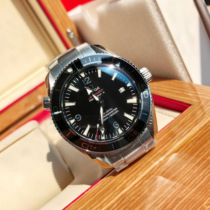 Celestial Ocean Diver 600M 42mm Steel On Steel Black Dial 4007