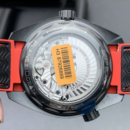 Celestial Ocean Diver 600M Traveller Deep Black 46mm Black Ceramic On Rubber Strap Black Dial 9882