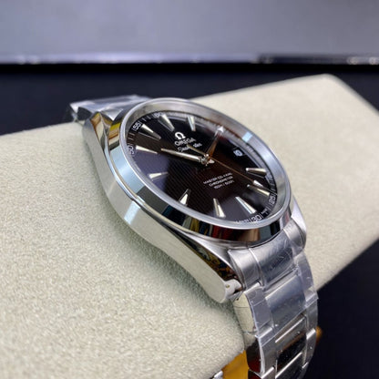 Celestial Aqua Sport 150M 39mm Steel On Steel Black Dial 8001