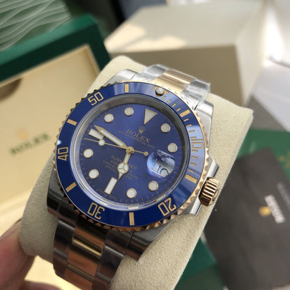 [Super Clone] Regency Diver Date 41 mm Timeless Blue ceramic Bezel Bright blue Dial 126613LB 8587