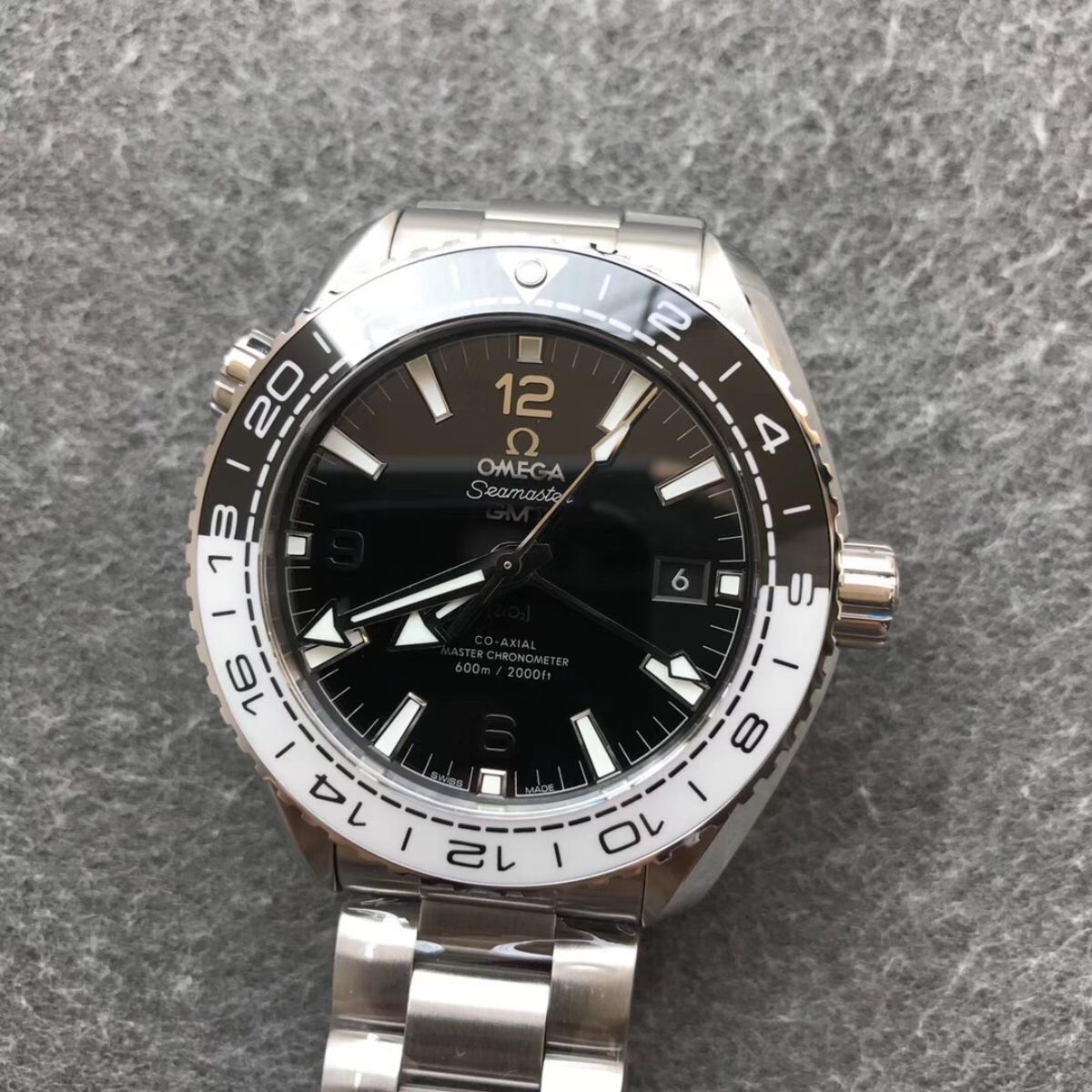 Celestial Ocean Diver 600M Traveller 44mm Steel On Steel Black Dial 9571