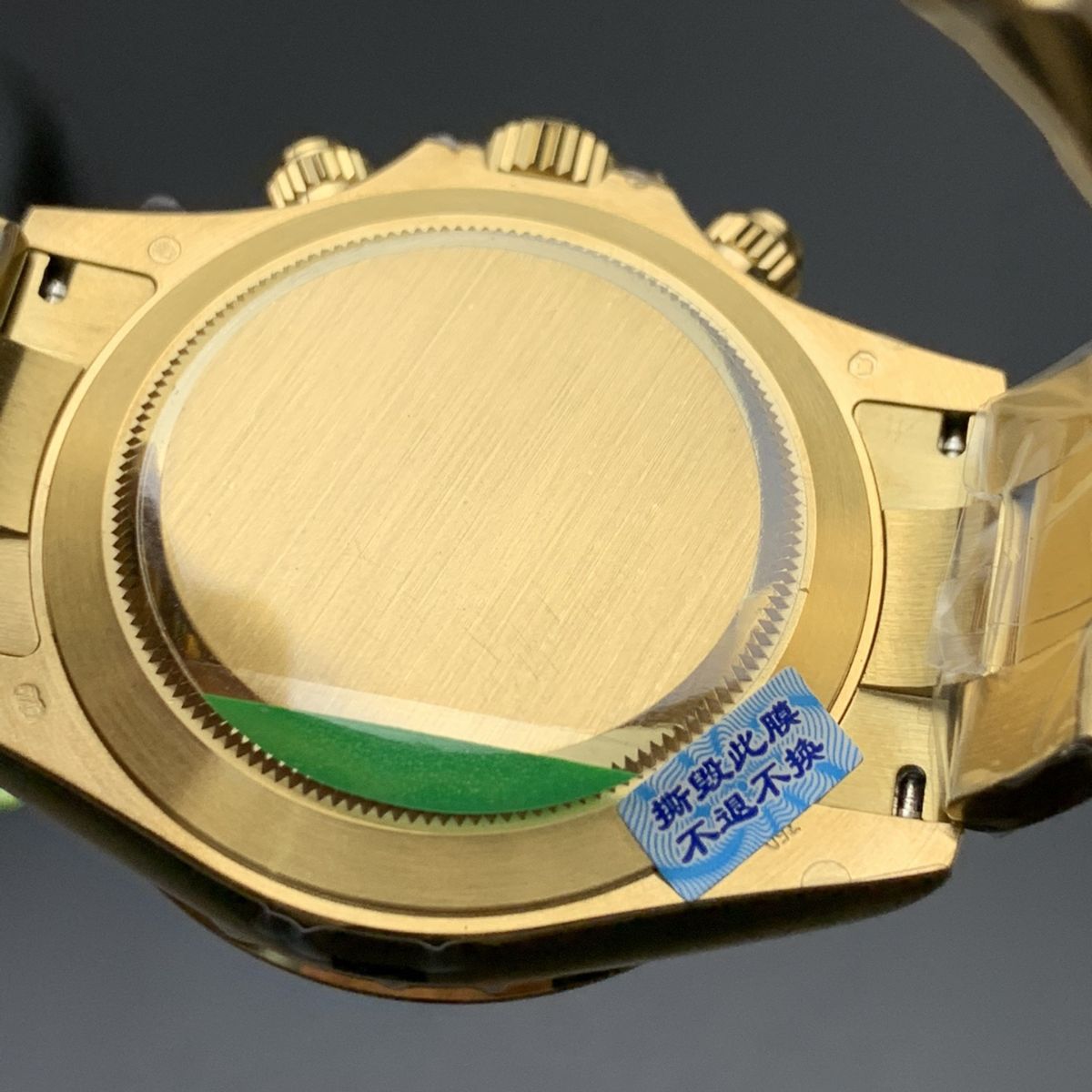 [Super Clone] Regency Racing Chronograph 40 mm Timeless Yellow Bezel Bright green Dial 2135