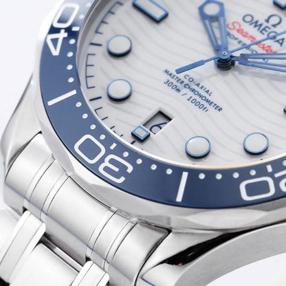 Celestial Seafarer Diver 300M 42mm Steel On Steel Blue White Dial 3398