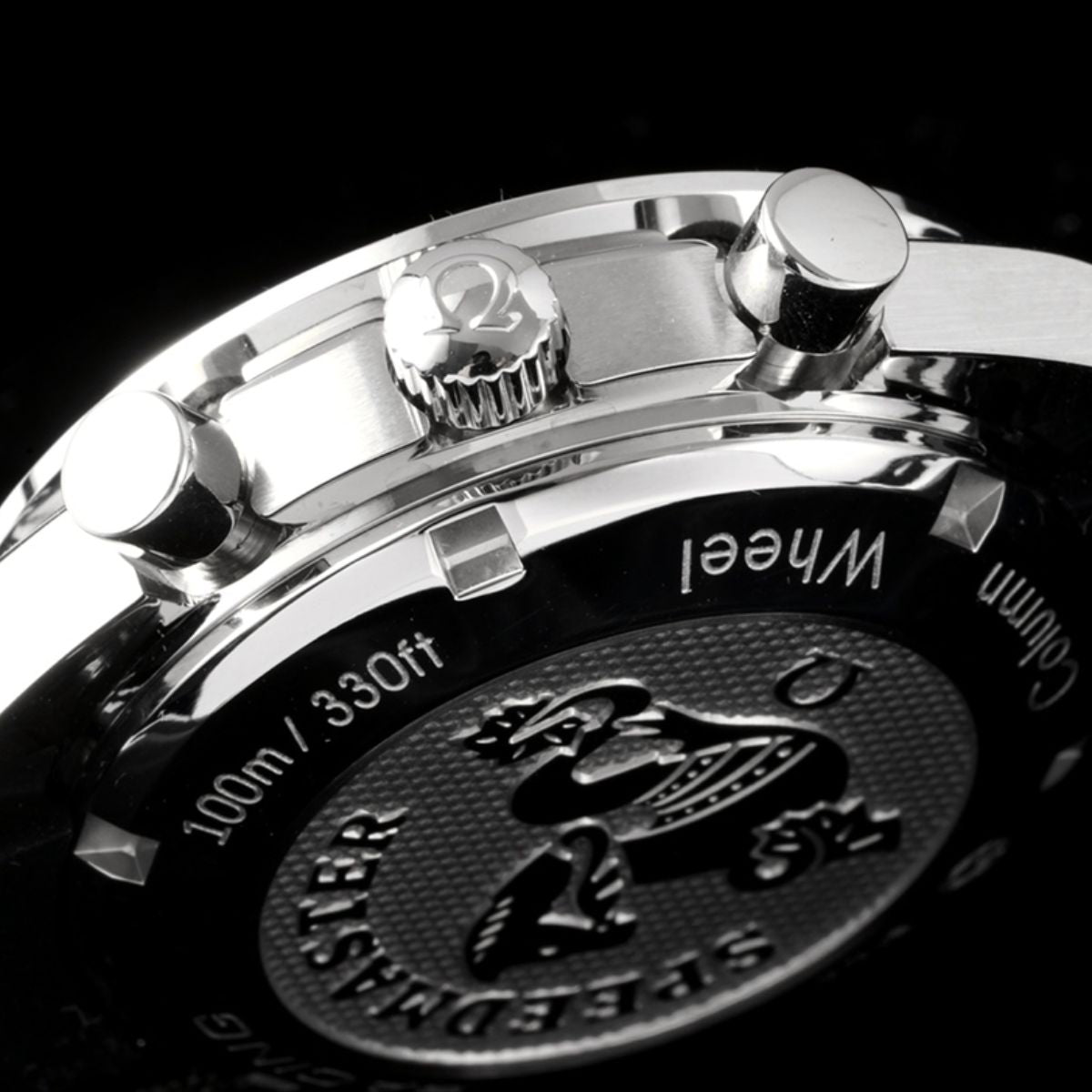 Celestial Racing Chronograph 40mm Steel On Rubber Strap White Dial 1729