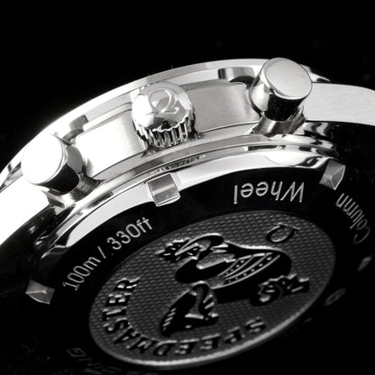 Celestial Racing Chronograph 40mm Steel On Rubber Strap White Dial 1729