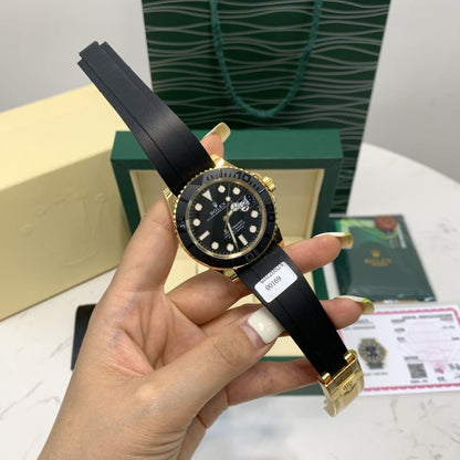 Regency Marine Master 42 mm Rubber Black Ceramic Bezel Black Dial 226658 5436