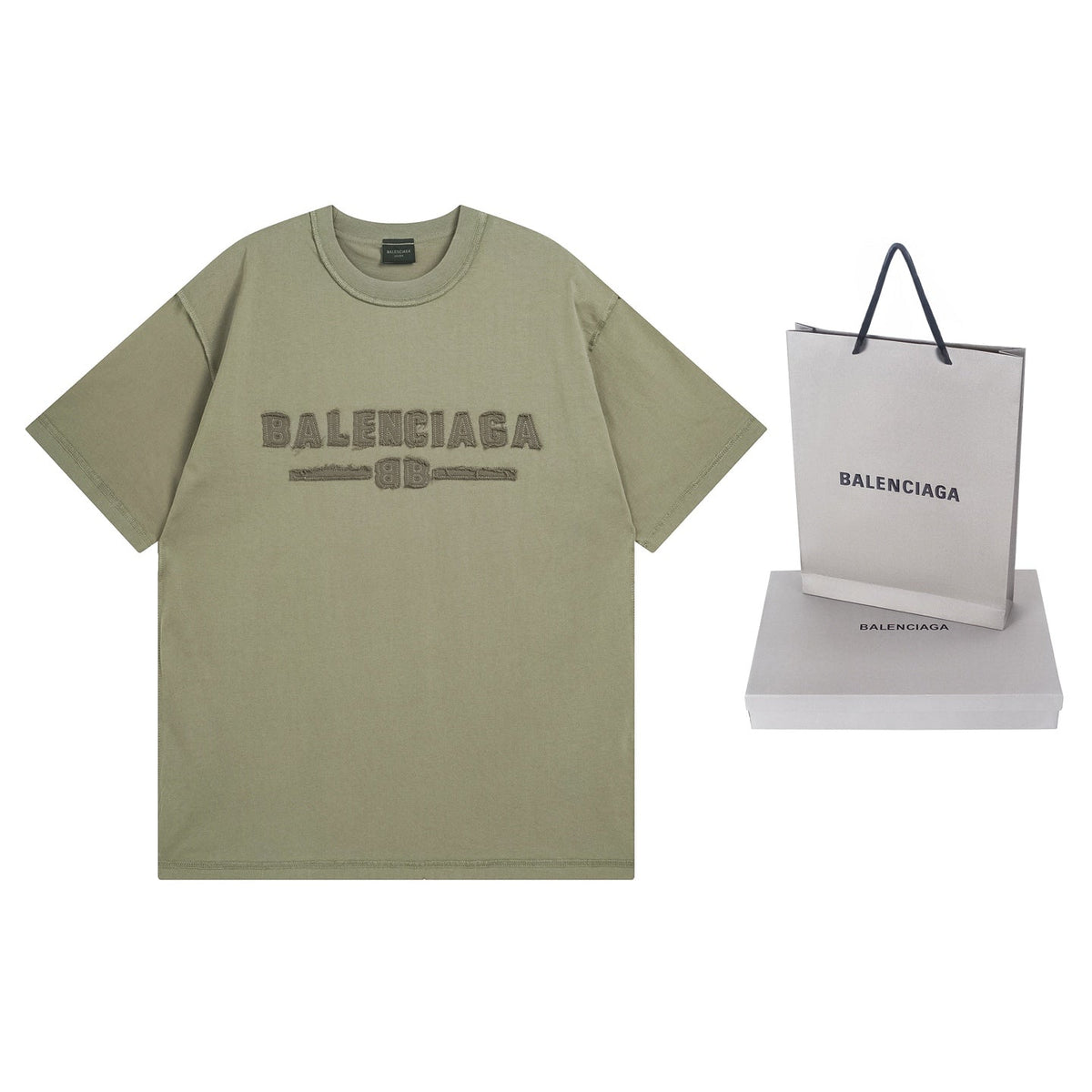 Embroidery wash t-shirt