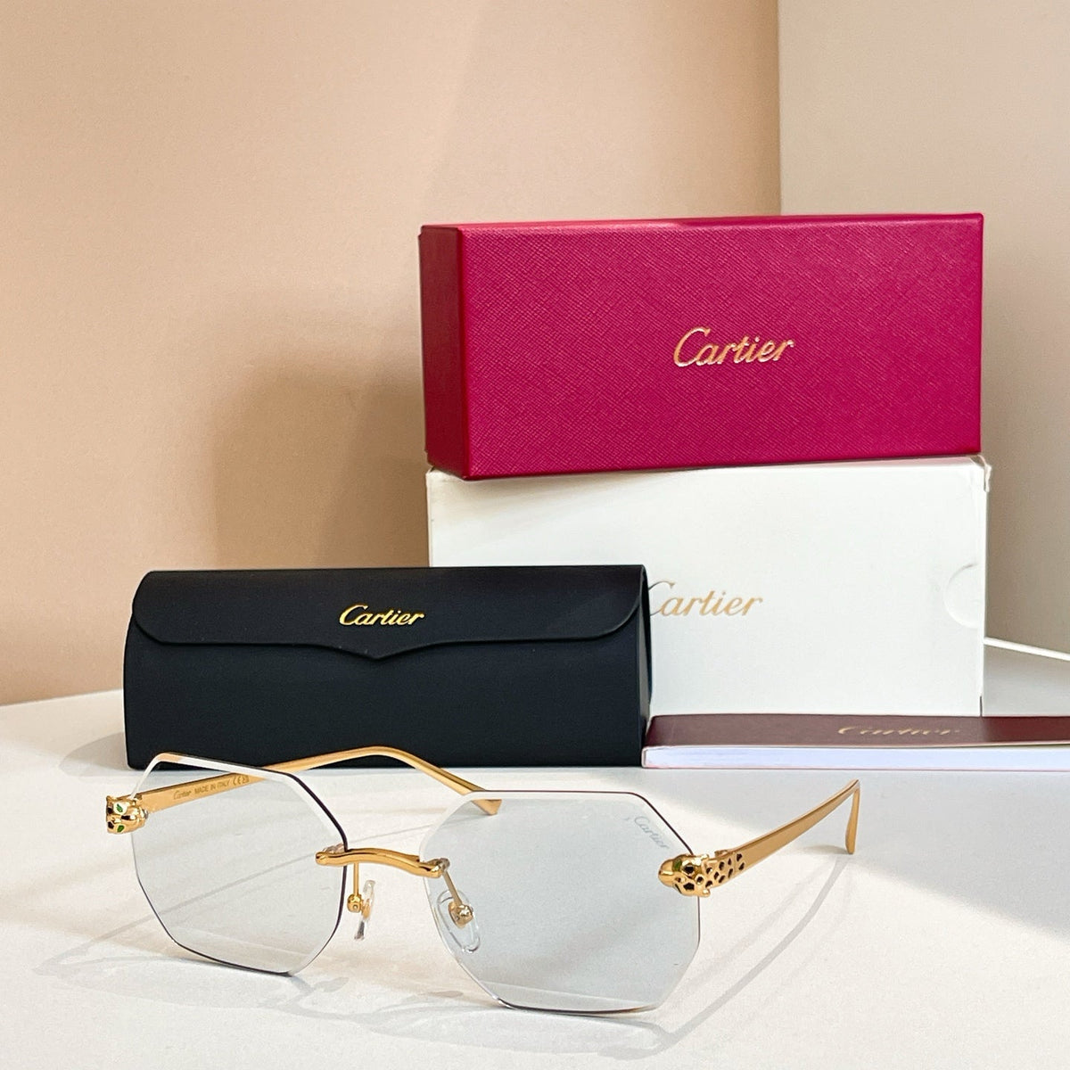 2026 Frameless two-tone sunglasses