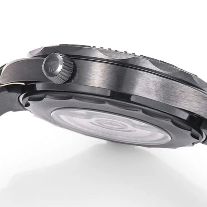Celestial Seafarer Diver 300M 44mm Black Ceramic On Rubber Strap Black Dial 6039
