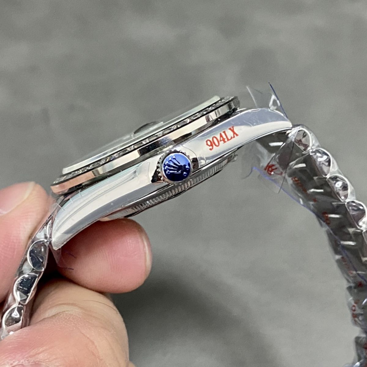 [Super Clone] Regency Weekday 40 mm Weekday Trapeze Bezel Ice blue Dial 228396TBR 7781