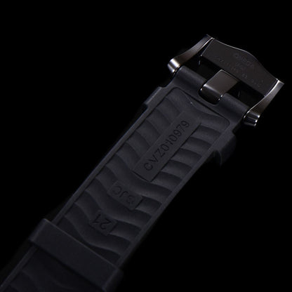Celestial Seafarer Diver 300M 44mm Black Ceramic On Rubber Strap Black Dial 6995