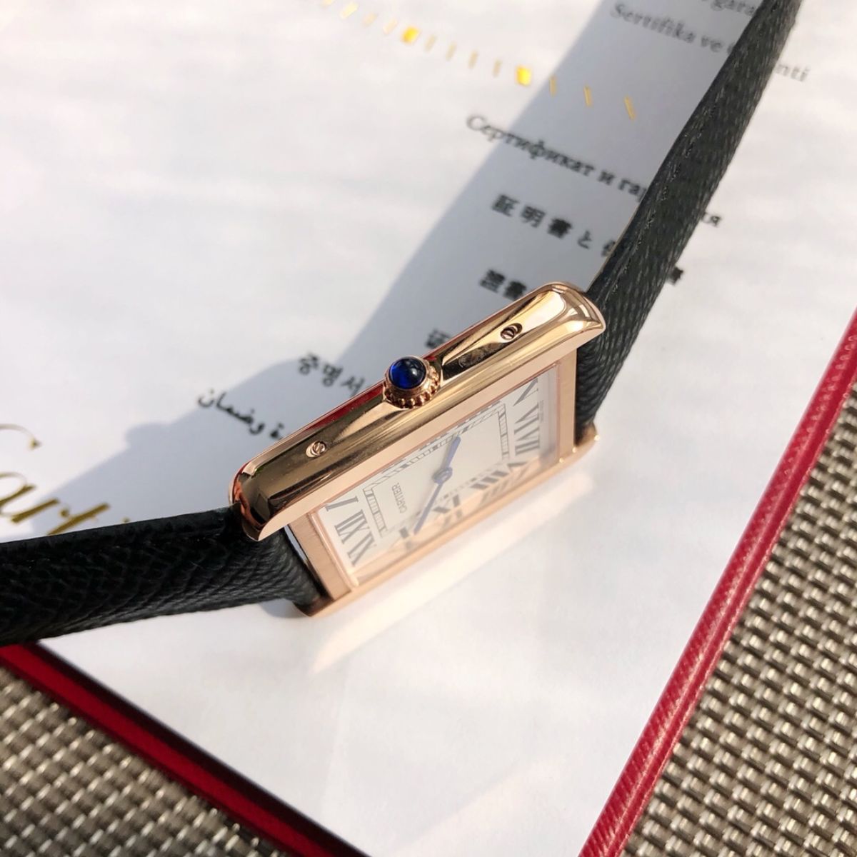 Parisian Rectangular Essential watch 33 x 27 mm 6363