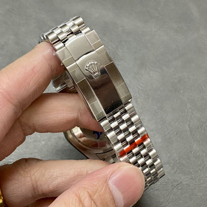 [Super Clone] Regency Classic Date 36 mm Five-Link Brilliant diamond set Bezel White Dial 126284RBR 1397