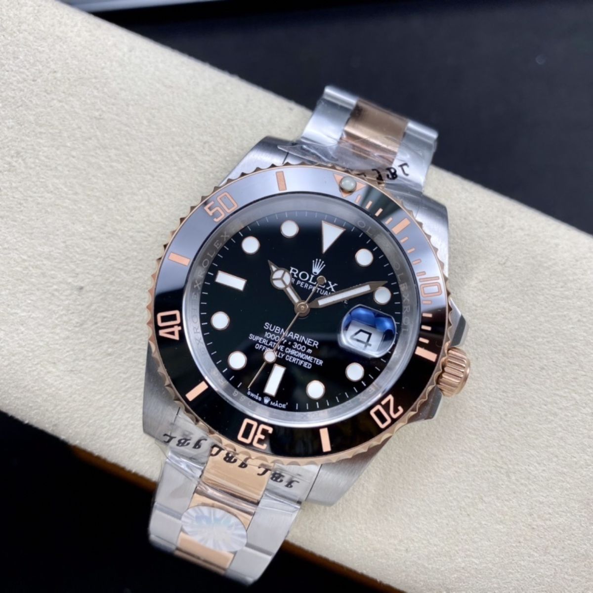 [Super Clone] Regency Diver Date 41 mm Timeless Black ceramic Bezel Bright black Dial 2929
