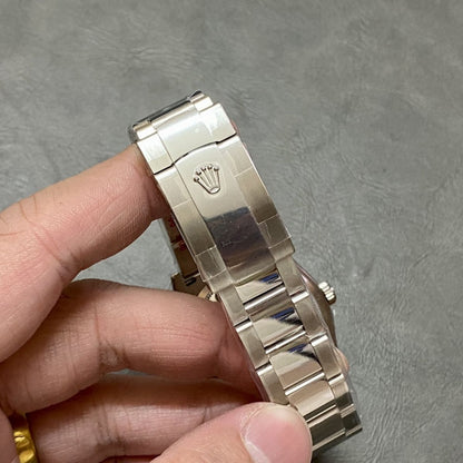 [Super Clone] Regency Classic Date 36 mm Timeless Brilliant diamond set Bezel Silver set with diamonds Dial 126284RBR 4036