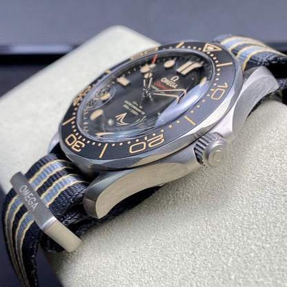 Celestial Seafarer Diver 300M 007 Edition 42mm Titanium On Nato Strap Brown Dial 7467