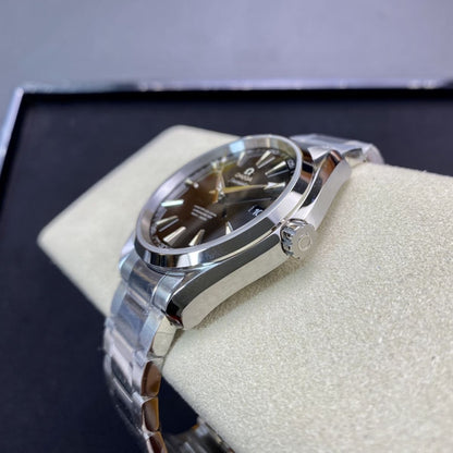Celestial Aqua Sport 150M 39mm Steel On Steel Black Dial 8001