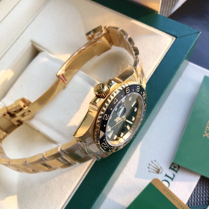 [Super Clone] Regency Traveller Traveller 40 mm Timeless Black Bezel Green mint Dial 5913