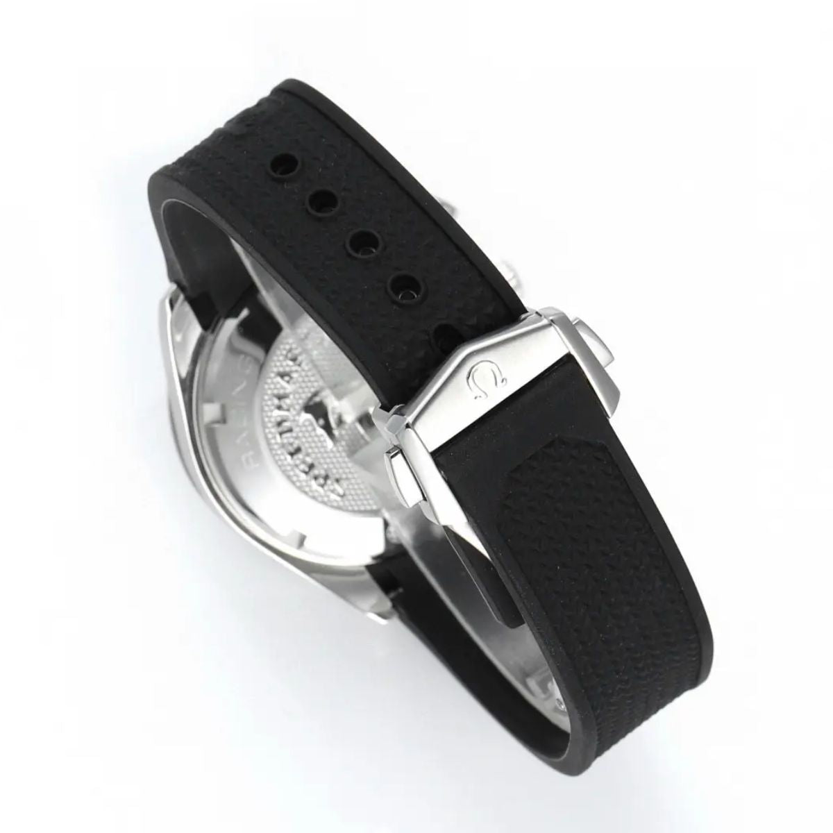 Celestial Racing Chronograph 40mm Steel On Rubber Strap Blue Dial 3198