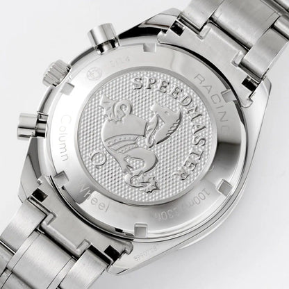 Celestial Racing Chronograph 40mm Steel On Steel Red Dial 4262