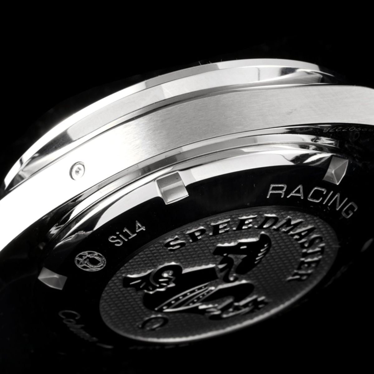 Celestial Racing Chronograph 40mm Steel On Rubber Strap White Dial 1126