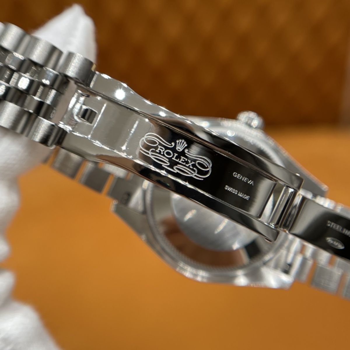 [Super Clone] Regency Classic Date 31 mm Five-Link Brilliant diamond set Bezel Dark grey set with diamonds Dial 278384RBR 4269