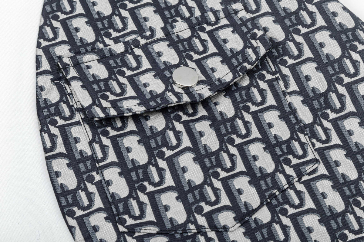 New embroidery splicing t-shirt