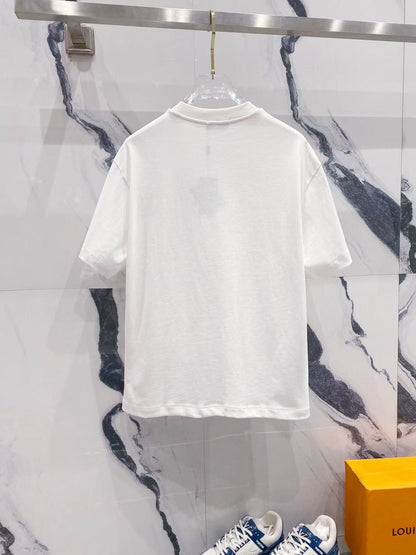 High quality craftsmanship metal logo t-shirt