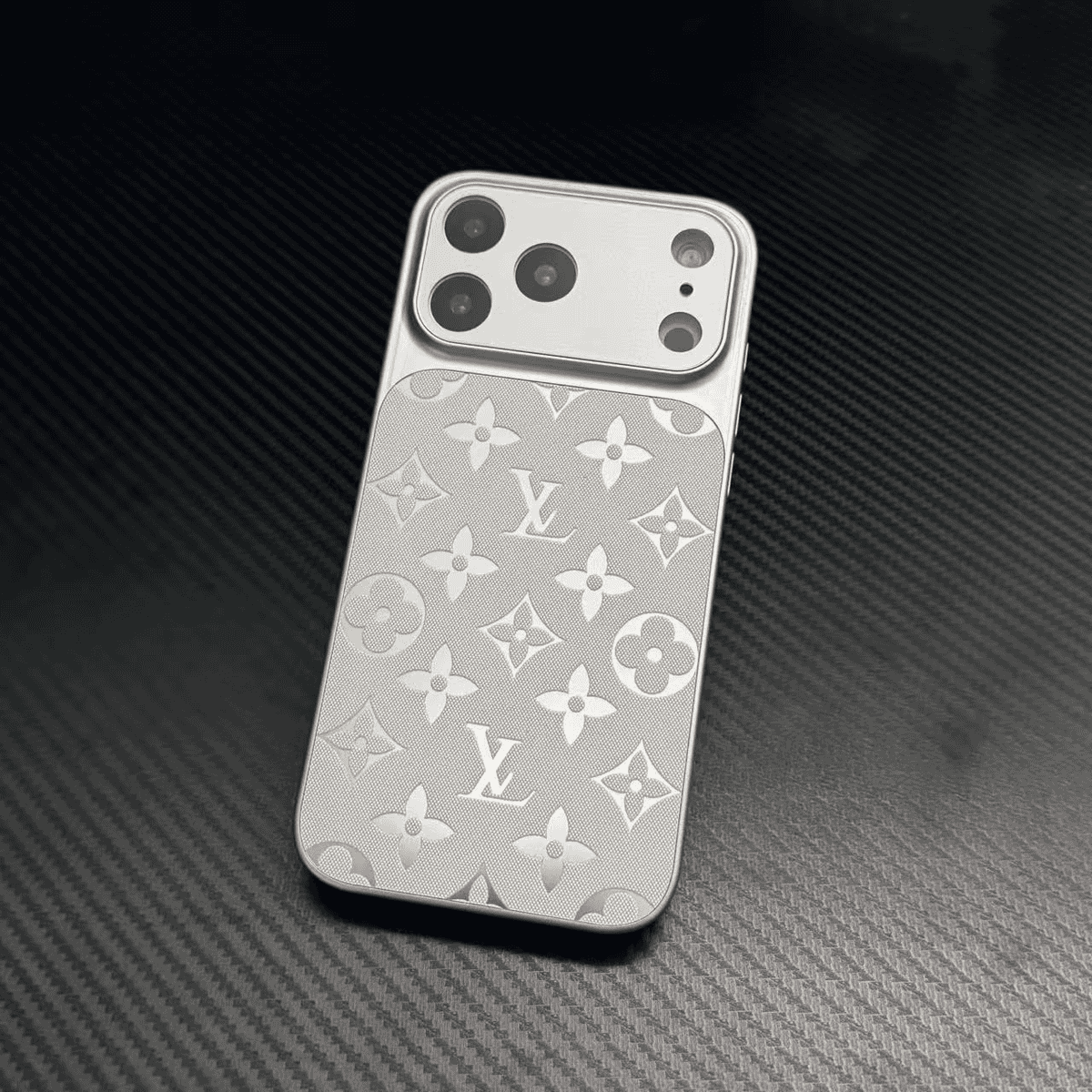 Luxury Color-Shifting Monogram Phone Case