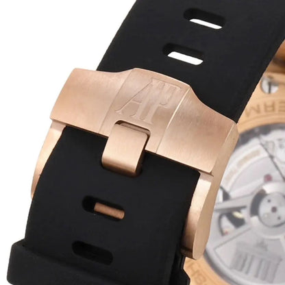[Super Clone] Prestige Atelier Coastal Sport Chronograph 44mm Black Dial Rose Gold 8733