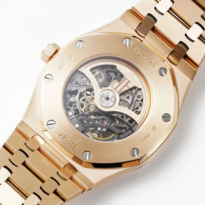 [Super Clone] Prestige Atelier Octagon Sport Double Balance Wheel Openworked 41mm Skeleton Dial Rose Gold 2888