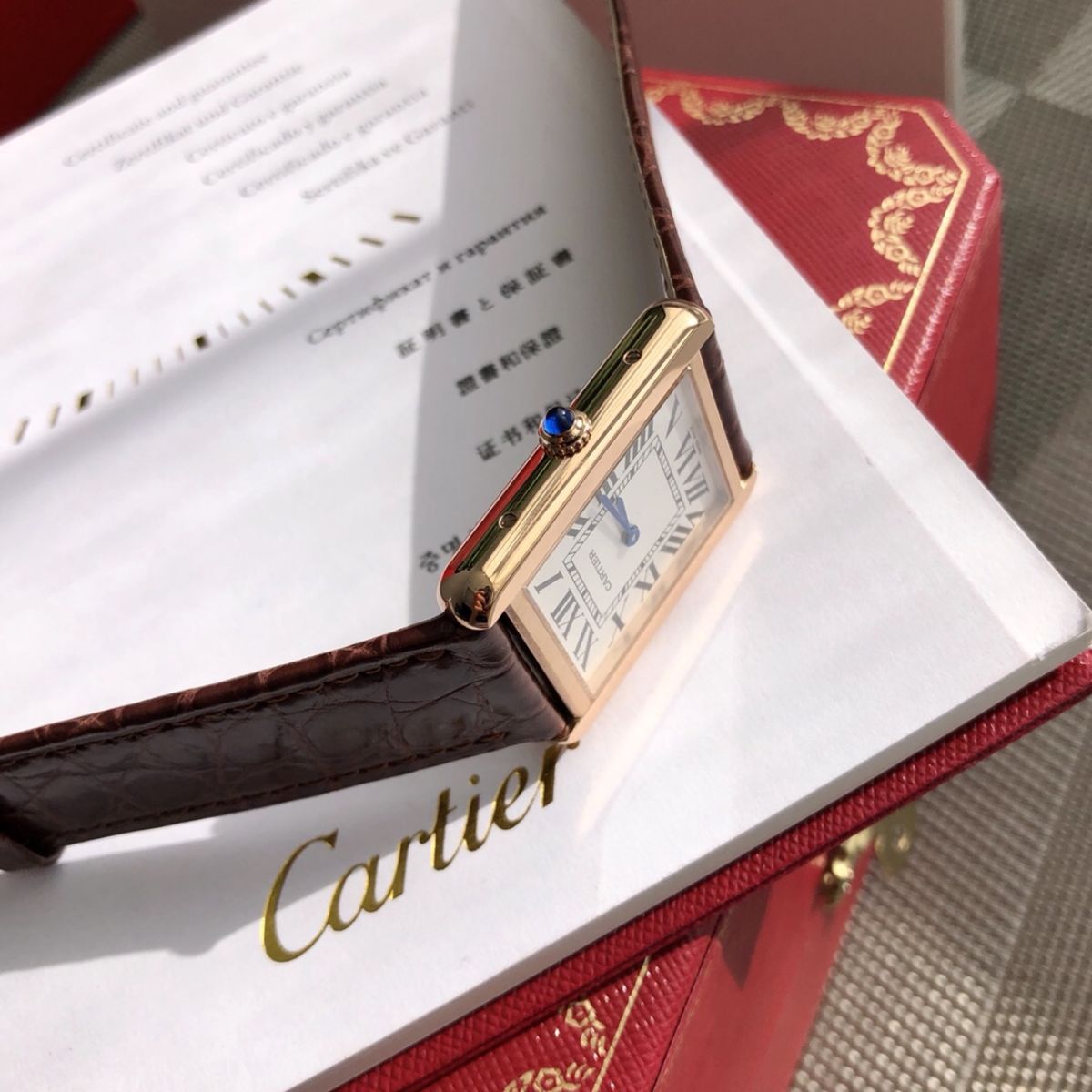 Parisian Rectangular Essential watch 31 x 24 mm 7698