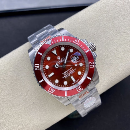 [Super Clone] Regency Diver Date 41 mm Timeless Red Bezel Red Dial 6529