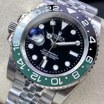 Regency Traveller Traveller 40 mm Timeless Black and green Bezel Black Dial 126720VTNR 3160