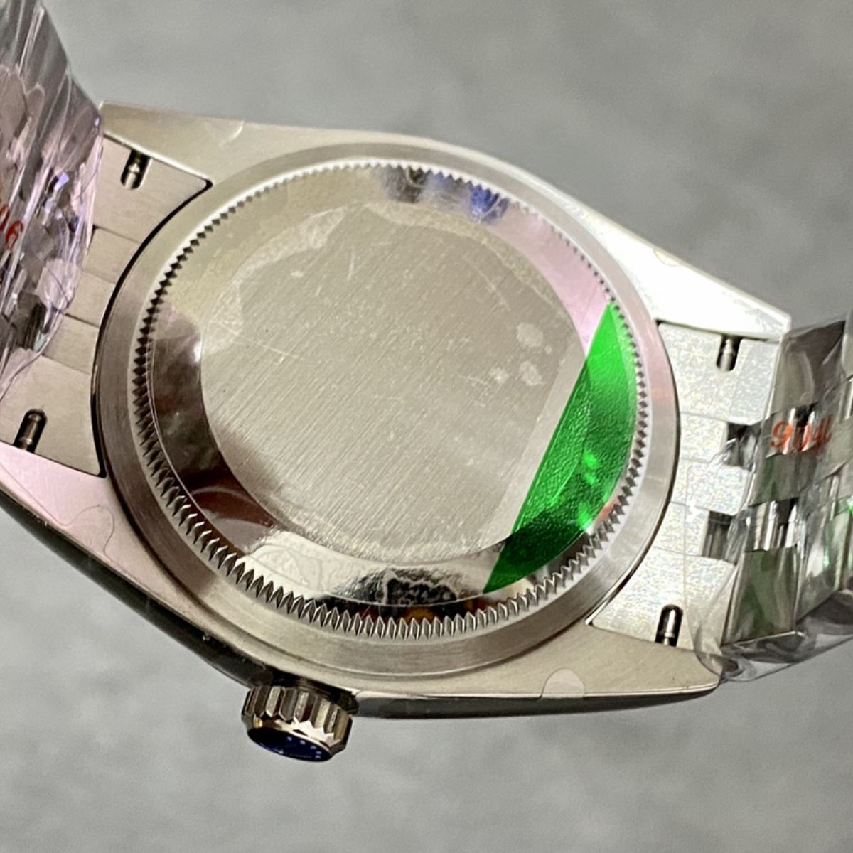 Regency Classic Date 36 mm Five-Link Domed Bezel Mint green Dial 126200 4288