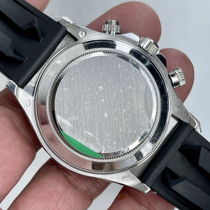 [Super Clone] Regency Racing Chronograph 40 mm Rubber Ceramic Bezel Meteorite and black Dial 126519LN 2180
