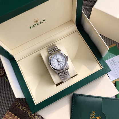 [Super Clone] Regency Classic Date 36 mm Five-Link Domed Bezel White Dial 7278