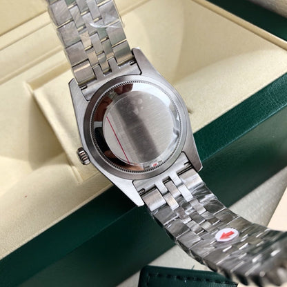 [Super Clone] Regency Classic Date 36 mm Five-Link Domed Bezel Bright black Dial 3570